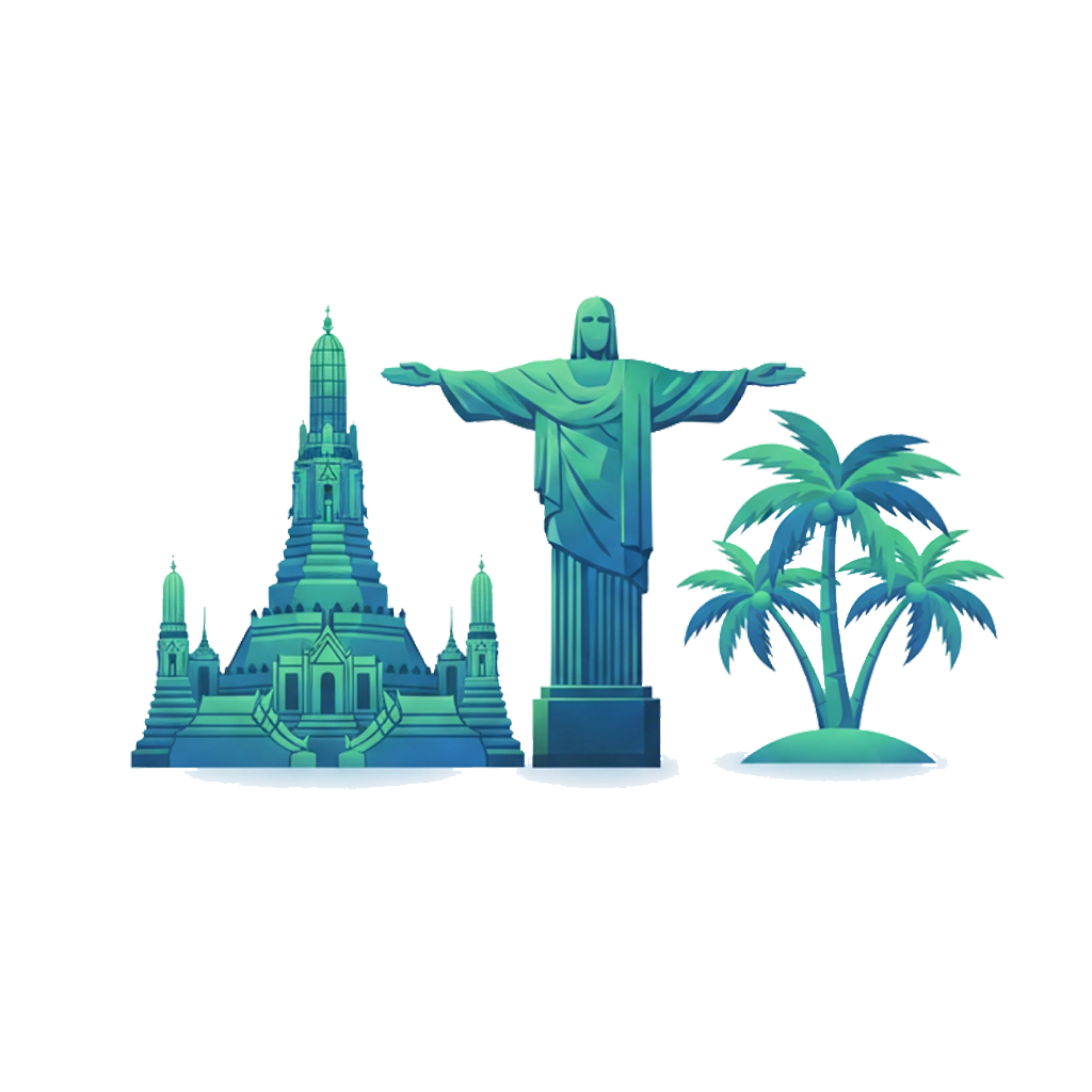 Backpacker Belt (South East Asia, Latin America) Travel eSIM